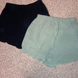 High waisted Elastic Shorts